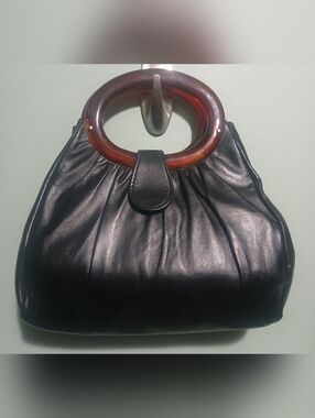 Vintage Andé Leather Clutch Bag